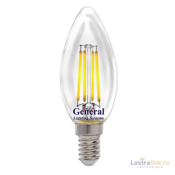 Филаментная светодиодная лампа General GLDEN-CS-DEM-8-230-E14-4500 686800