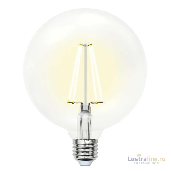 Лампа светодиодная филаментная (UL-00004861) Uniel E27 15W 4000K прозрачная LED-G125-15W/4000K/E27/CL PLS02WH Лампа светодиодная филаментная (UL-00004861) Uniel E27 15W 4000K прозрачная LED-G125-15W/4000K/E27/CL PLS02WH