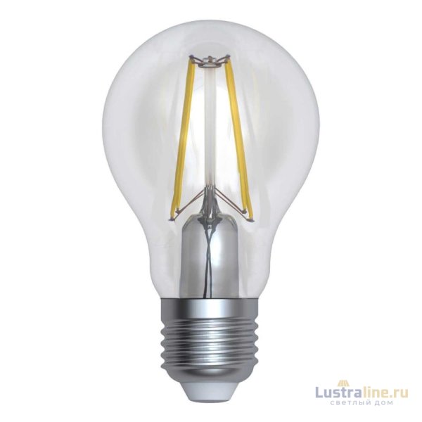 Лампа светодиодная филаментная (UL-00004867) Uniel E27 12W 4000K прозрачная LED-A60-12W/4000K/E27/CL PLS02WH