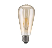 Лампа светодиодная филаментная Elektrostandard E27 6W 3300K прозрачная 4690389063954