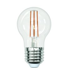 Лампа светодиодная филаментная (UL-00005908) Uniel E27 13W 4000K прозрачная LED-G45-13W/4000K/E27/CL PLS02WH