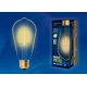 Лампа светодиодная филаментная (UL-00002360) Uniel E27 5W 2250K прозрачная LED-ST64-5W/GOLDEN/E27 GLV22GO