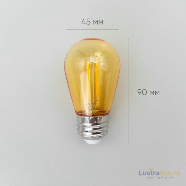 Лампа филаментная Laitcom (LTC) Professional Е27 2W 2400K FLM27-2W-2TN