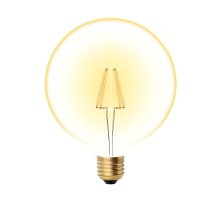 Лампа светодиодная филаментная (UL-00002358) Uniel E27 8W 2250K прозрачная LED-G125-8W/GOLDEN/E27 GLV21GO