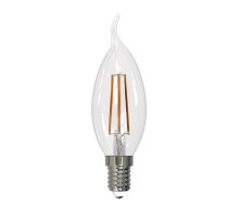 Лампа светодиодная филаментная (UL-00005171) Uniel E14 11W 4000K прозрачная LED-CW35-11W/4000K/E14/CL PLS02WH