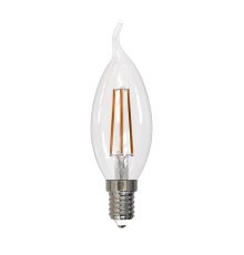 Лампа светодиодная филаментная (UL-00005171) Uniel E14 11W 4000K прозрачная LED-CW35-11W/4000K/E14/CL PLS02WH