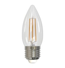 Лампа светодиодная филаментная диммируемая (UL-00005188) Uniel E27 9W 4000K прозрачная LED-C35-9W/4000K/E27/CL/DIM GLA01TR