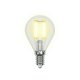 Лампа светодиодная филаментная (UL-00003296) Uniel E14 7,5W 4000K прозрачная LED-CW35-7,5W/NW/E14/CL GLA01TR