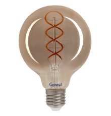 Филаментная светодиодная лампа General GLDEN-G125DSS-6-230-E27-1800 684600