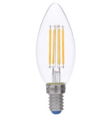 Лампа светодиодная филаментная (UL-00002860) Uniel E14 5W 3000K LED-C35-5W/WW/E14/CL/DIM GLA01TR
