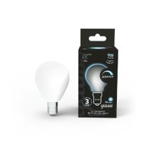 Лампа светодиодная филаментная диммируемая Gauss E14 9W 4100К матовая 105201209-D