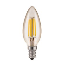 Лампа светодиодная филаментная Elektrostandard E14 7W 3300K прозрачная 4690389062889