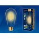 Лампа светодиодная филаментная (UL-00002359) Uniel E27 6W 2250K прозрачная LED-G95-6W/GOLDEN/E27 GLV21GO