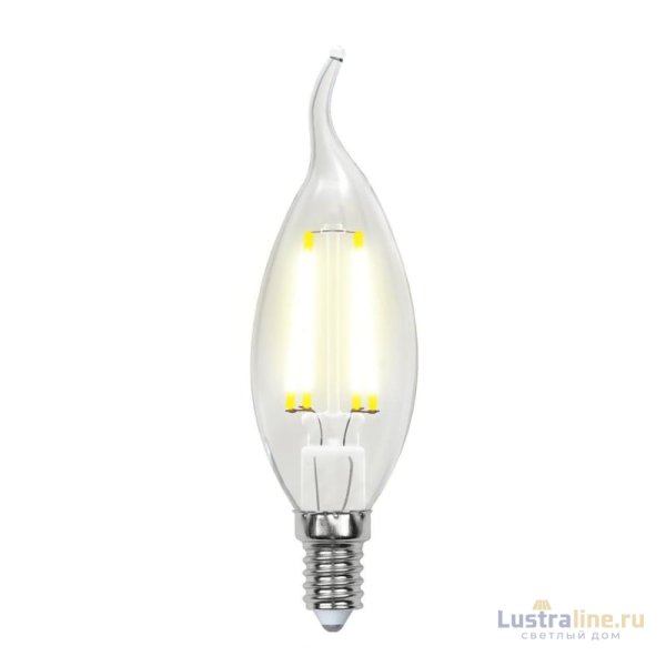 Лампа светодиодная филаментная (UL-00003248) Uniel E14 7,5W 3000K прозрачная LED-CW35-7,5W/WW/E14/CL GLA01TR Лампа светодиодная филаментная (UL-00003248) Uniel E14 7,5W 3000K прозрачная LED-CW35-7,5W/WW/E14/CL GLA01TR