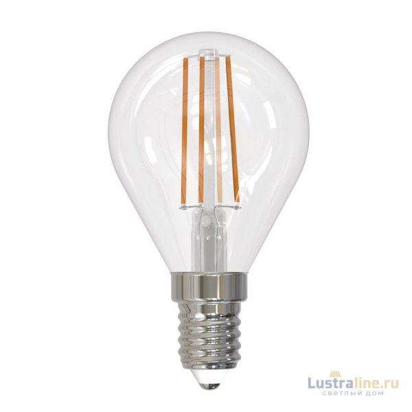 Лампа светодиодная филаментная (UL-00005172) Uniel E14 9W 3000K прозрачная LED-G45-9W/3000K/E14/CL PLS02WH Лампа светодиодная филаментная (UL-00005172) Uniel E14 9W 3000K прозрачная LED-G45-9W/3000K/E14/CL PLS02WH