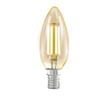 Лампа светодиодная филаментная Eglo E14 4W 2200К янтарь 11557 УЦ