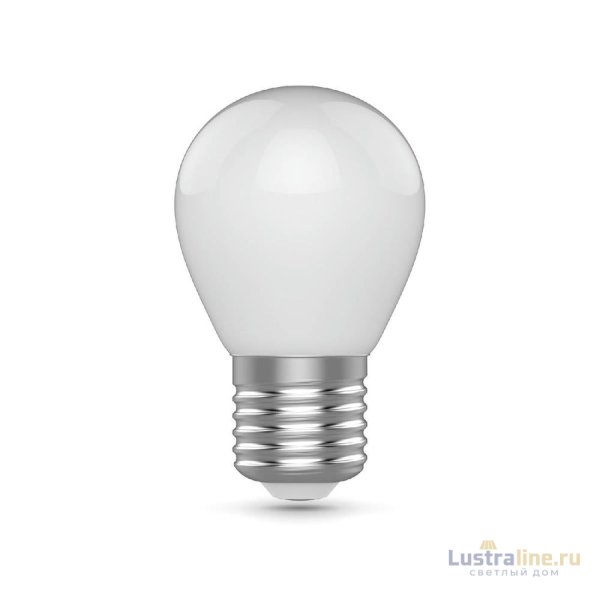 Лампа светодиодная филаментная Gauss E27 4,5W 2700К матовая 1055215