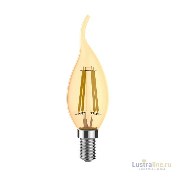 Светодиодная филаментная лампа Gauss Basic Filament E14 3,8W 2400K 1047154