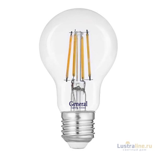 Филаментная светодиодная лампа General GLDEN-A60S-13-230-E27-2700 645900 Филаментная светодиодная лампа General GLDEN-A60S-13-230-E27-2700 645900