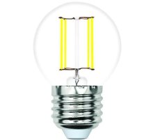 Лампа светодиодная филаментная Volpe E27 6W 3000K шар прозрачный LED-G45-6W/3000K/E27/CL/SLF UL-00008308