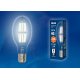 Лампа светодиодная филаментная (UL-00003761) Uniel E40 30W 6500K прозрачная LED-ED90-30W/DW/E40/CL GLP05TR