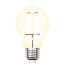 Лампа светодиодная филаментная (UL-00002625) Uniel E27 10W 3000K прозрачная LED-A60-10W/WW/E27/CL PLS02WH