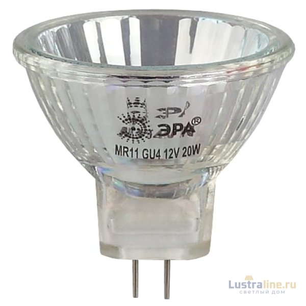 Лампа галогенная Эра GU4 20W 3000K GU4-MR11-20W-12V-30CL C0027361