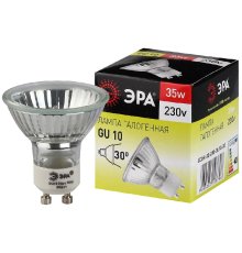 Лампа галогенная Эра GU10 35W 3000K GU10-JCDR (MR16) -35W-230V C0027385