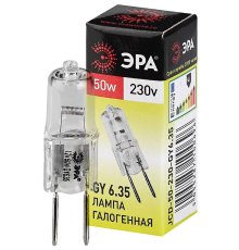 Лампа галогенная Эра GY6.35 50W 3000K GY6.35-JCD-50W-230V C0027374