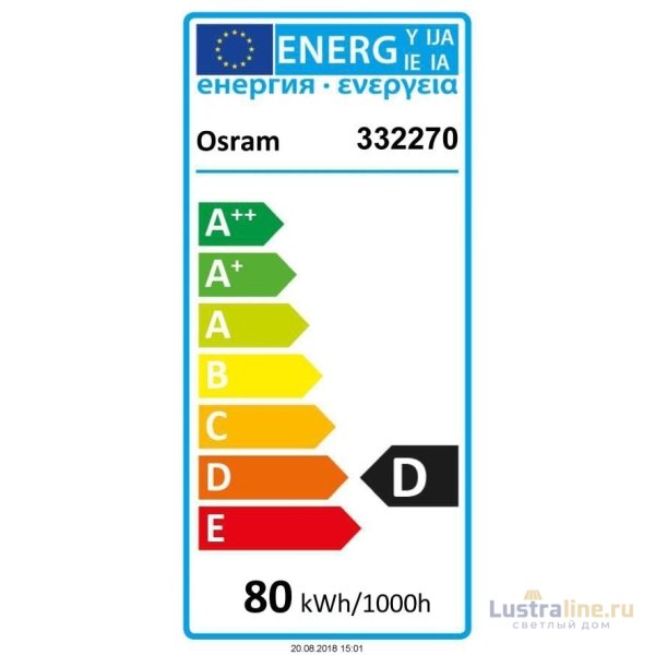 Лампа галогенная Deko-Light Haloline Eco R7S 80W 2950K 332270