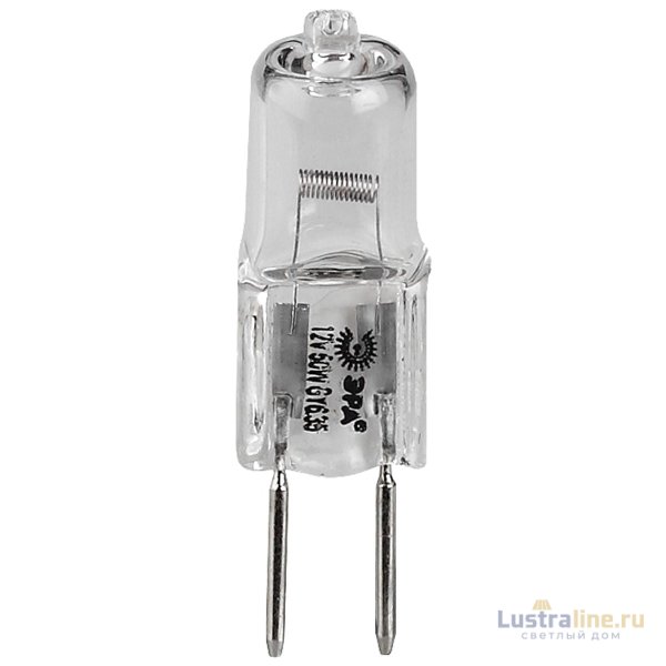 Лампа галогенная Эра GY6.35 50W 3000K GY6.35-JCD-50W-230V C0027374