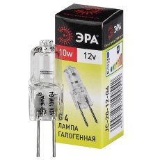 Лампа галогенная Эра G4 10W 3000K G4-JC-10W-12V C0027367