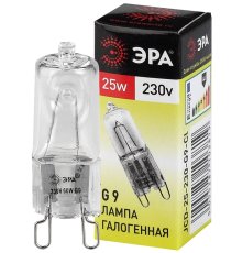 Лампа галогенная Эра G9 25W 3000K G9-JCD-25-230V-CL C0027376