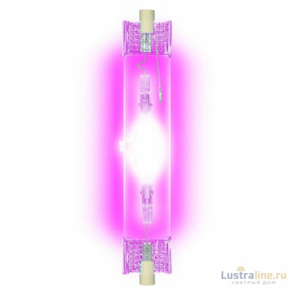 Лампа металлогалогенная линейная (04851) Uniel R7s 150W прозрачная MH-DE-150/PURPLE/R7s