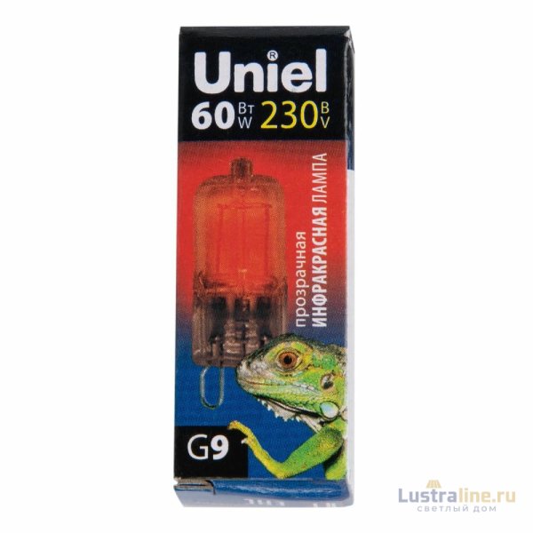 Лампа галогенная инфракрасная Uniel JCD-IR-60/G9 UL-00011416