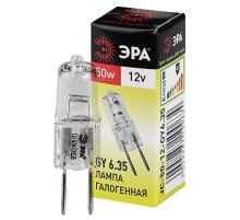 Лампа галогенная Эра GY6.35 50W 3000K GY6.35-JC-50W-12V C0027372 Лампа галогенная Эра GY6.35 50W 3000K GY6.35-JC-50W-12V C0027372