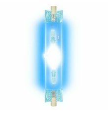 Лампа металлогалогенная линейная (04850) Uniel R7s 150W прозрачная MH-DE-150/BLUE/R7s
