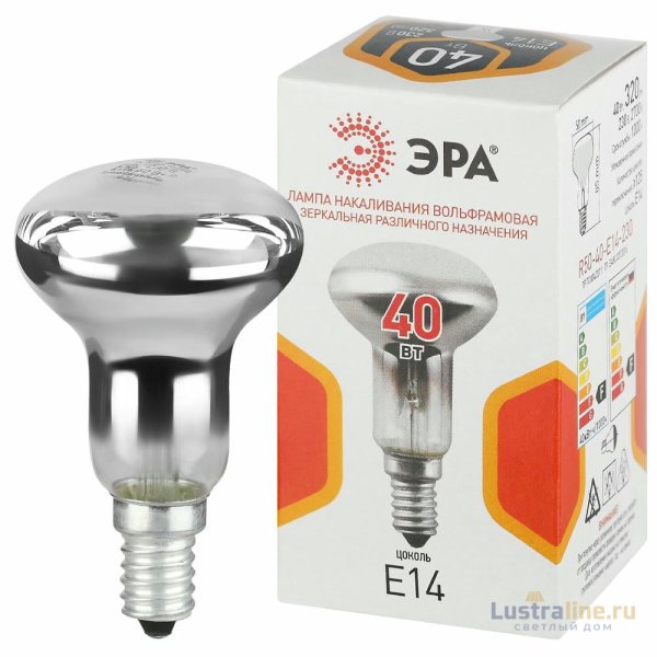 Лампа накаливания Эра R50-40-E14-230 рефлектор Б0066515
