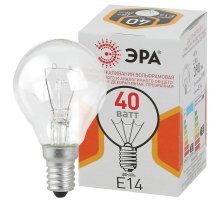 Лампа накаливания Эра E14 40W ДШ 40-230-E14-CL Б0039136