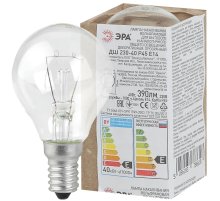 Лампа накаливания Эра E14 40W ДШ 40-230-Е14 (гофра) Б0039132