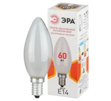 Лампа накаливания Эра B-60-E14-230-FR свечка Б0066376