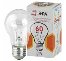 Лампа накаливания Эра E27 60W A50 60-230-Е27-CL Б0039122