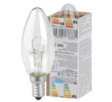 Лампа накаливания Эра E14 60W ДС 60-230-Е14 (гофра) Б0039126