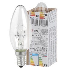 Лампа накаливания Эра E14 60W ДС 60-230-Е14 (гофра) Б0039126
