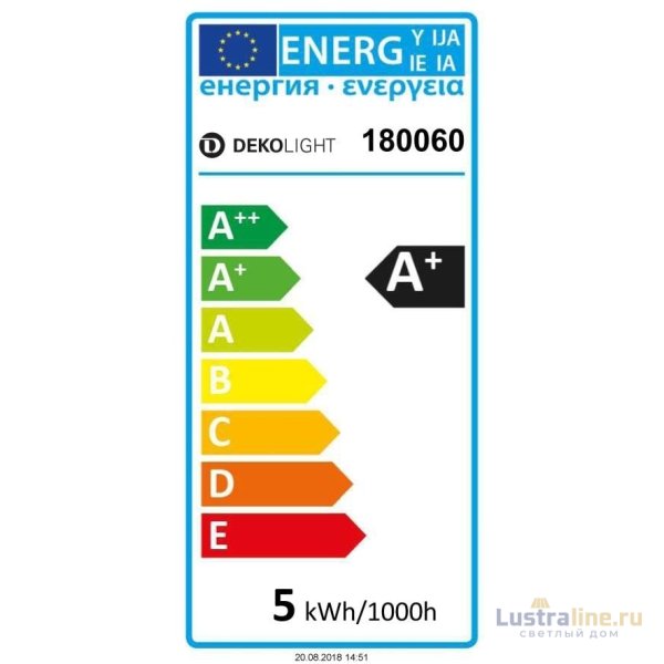 Лампа накаливания Deko-Light E27 4,4W 2200K 180060