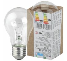 Лампа накаливания Эра E27 60W A50 60-230-E27 (гофра) Б0039118