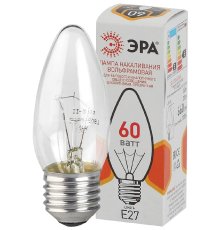 Лампа накаливания Эра E27 60W ДС 60-230-E27-CL Б0039130