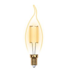 Лампа светодиодная филаментная (UL-00002397) Uniel E14 5W 2250K прозрачная LED-CW35-5W/GOLDEN/E14 GLV21GO