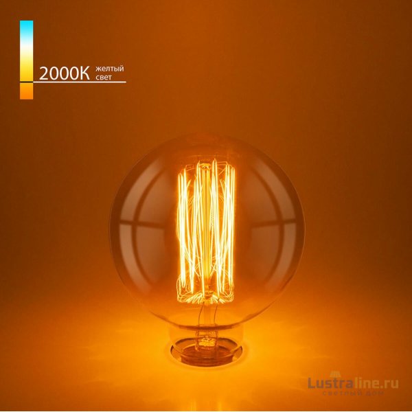 Лампа накаливания Elektrostandard диммируемая E27 60W прозрачная 4690389082160 Лампа накаливания Elektrostandard диммируемая E27 60W прозрачная 4690389082160