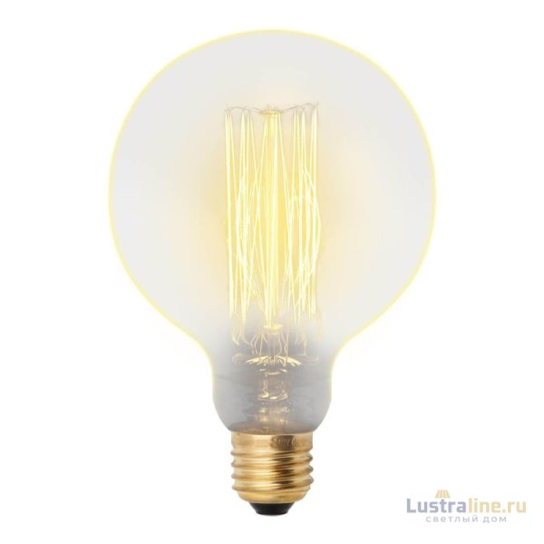 Лампа накаливания (UL-00000480) Uniel E27 60W золотистый IL-V-G125-60/GOLDEN/E27 VW01